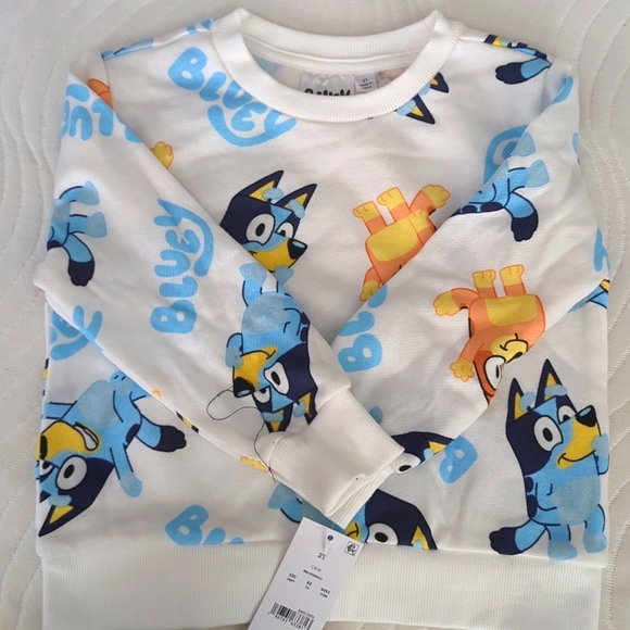NEW with tags Bluey and Bingo pullover Sweatshirt size 2T - Picture 1 of 5